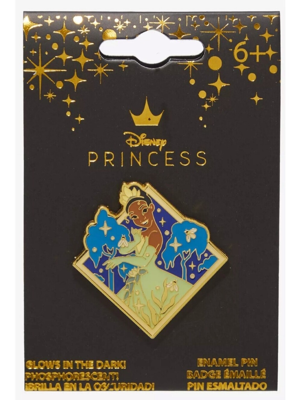 Loungefly Disney The Princess and the Frog Tiana Frame Glow-in-the-Dark Pin